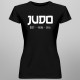 Judo - česť - viera - sila -  dámske tričko s potlačou