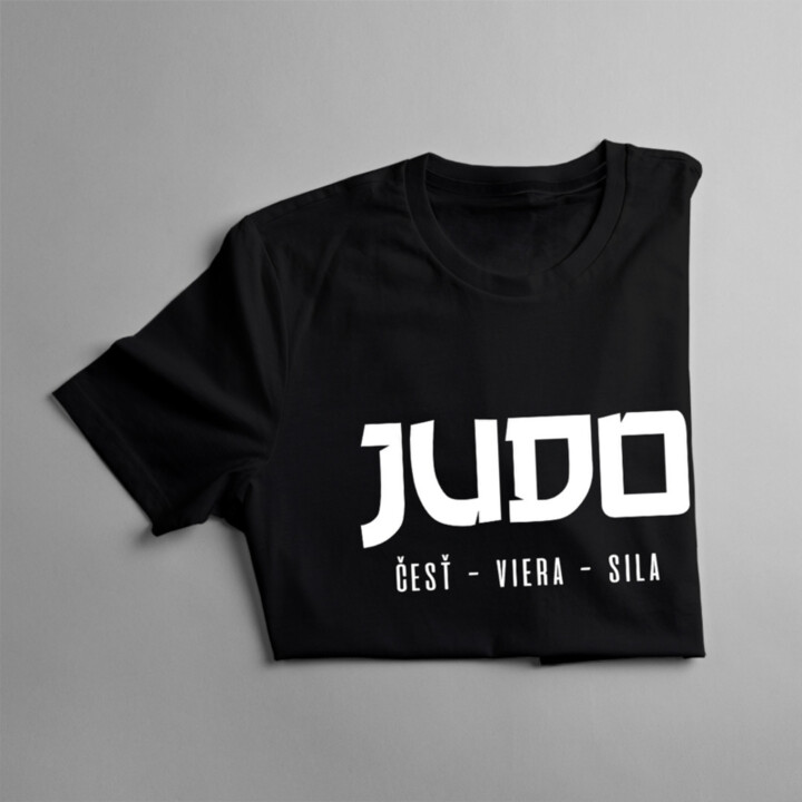 Judo - česť - viera - sila -  dámske tričko s potlačou