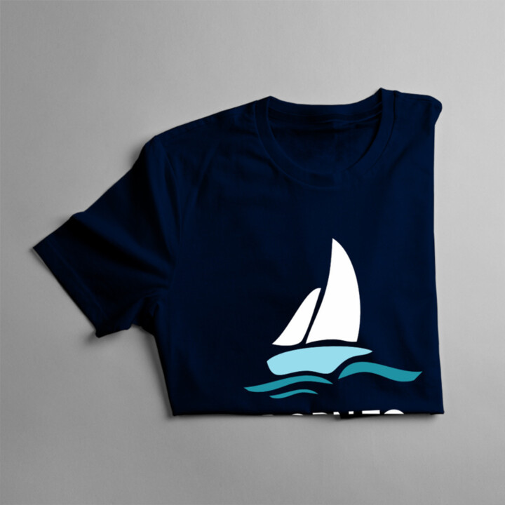 Born to sail -  dámske tričko s potlačou