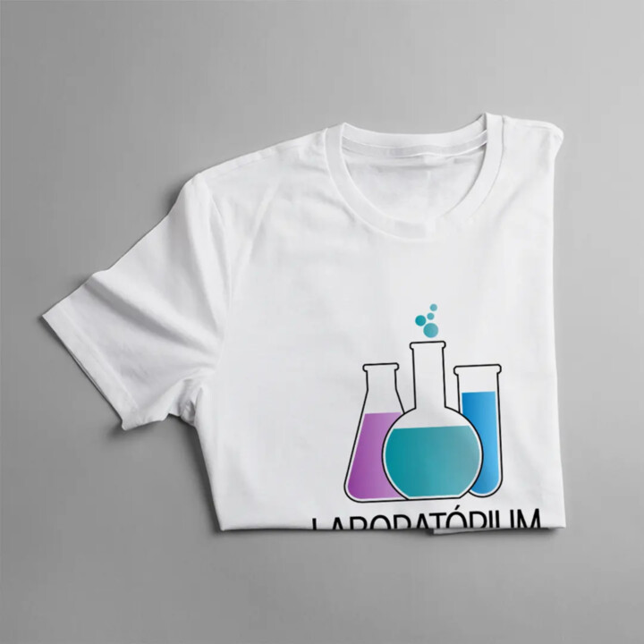 Laboratórium volá, musím ísť - dámske tričko s potlačou