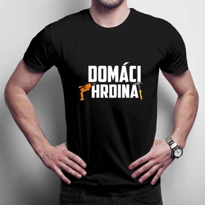 Domáci hrdina v2 - pánske tričko s potlačou