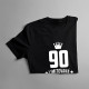 90 rokov Limitovaná edícia -  dámske tričko s potlačou - darček k narodeninám