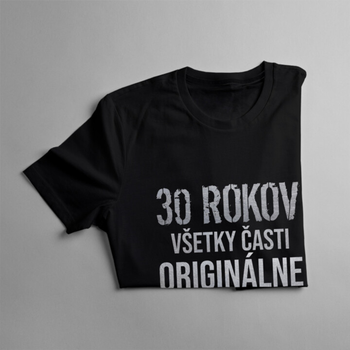 30 rokov - všetky časti originálne -  dámske tričko s potlačou