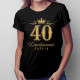 40 rokov - Limitovaná edícia - dámske tričko s potlačou