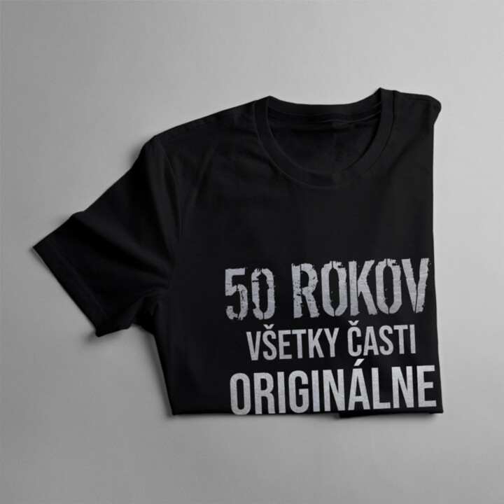 50 rokov - všetky časti originálne - dámske tričko s potlačou