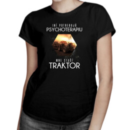 Mne stačí traktor - pánske a dámske tričko s potlačou