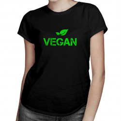 Vegan - dámske tričko s potlačou