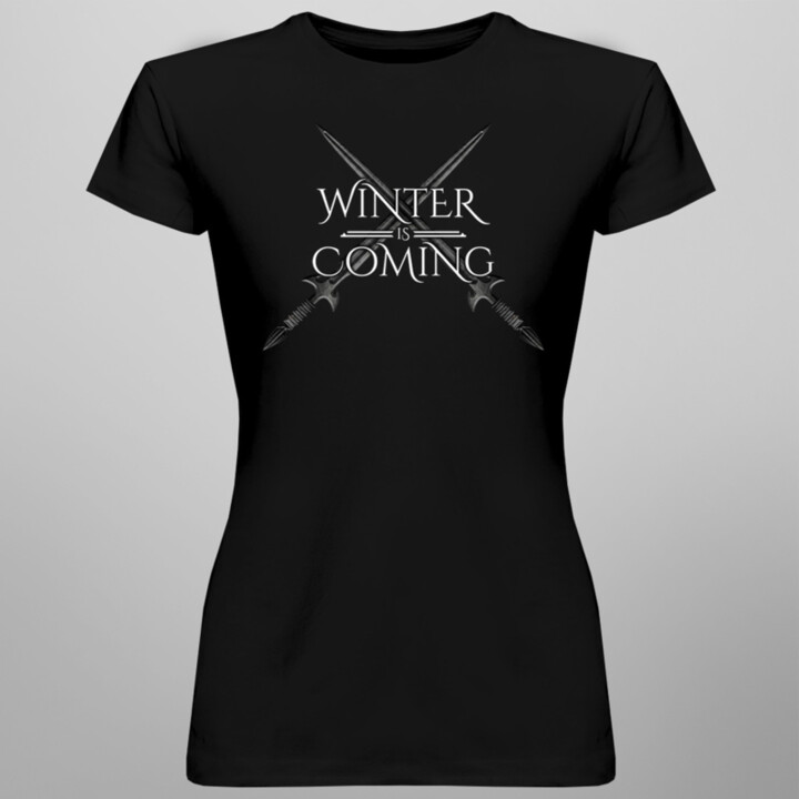 Winter is coming -  dámske tričko s potlačou