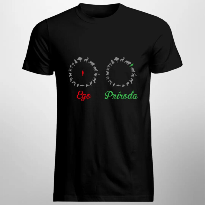 Ego / Príroda - Pánske tričko s potlačou