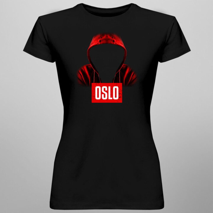 Oslo - dámske tričko s potlačou