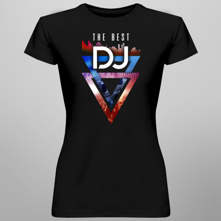 The best DJ - dámske tričko s potlačou