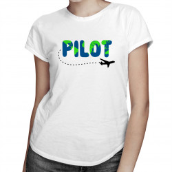 Pilot výletu - dámske tričko s potlačou