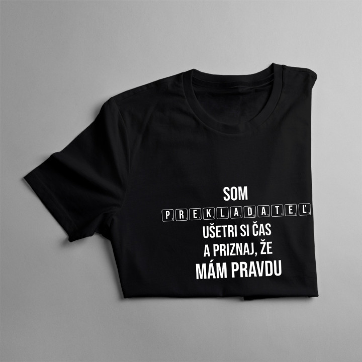 Som prekladateľ, ušetri si čas -  dámske tričko s potlačou