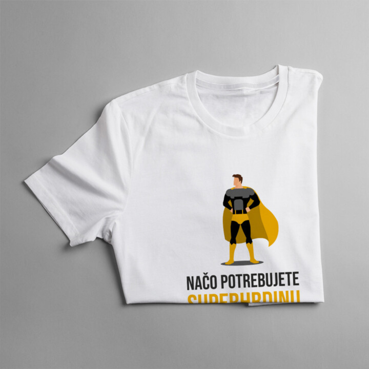 Načo potrebujete superhrdinu, keď máte včelára? - dámske tričko s potlačou