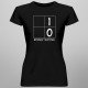 Binary Sudoku - dámske tričko s potlačou