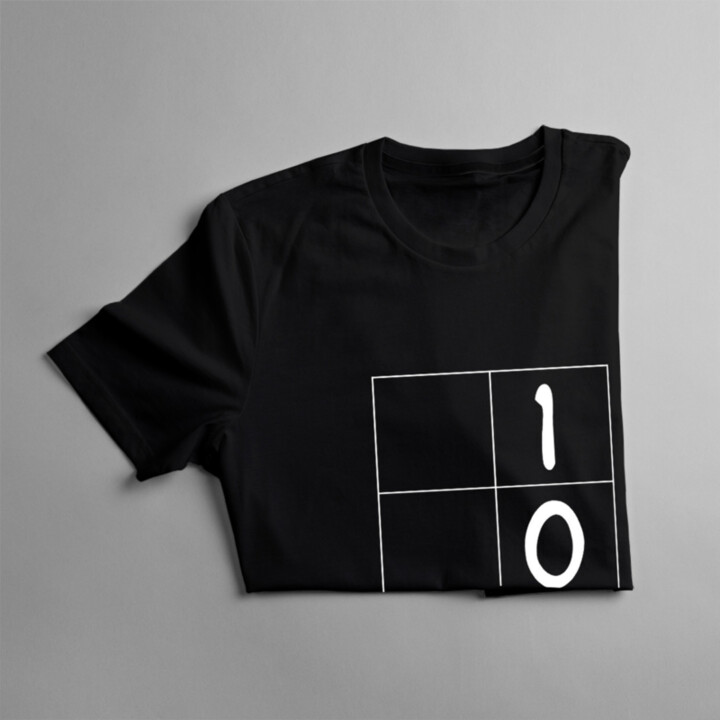 Binary Sudoku - dámske tričko s potlačou