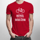 Viac ako bicykel milujem len svoju ženu - pánske tričko s potlačou