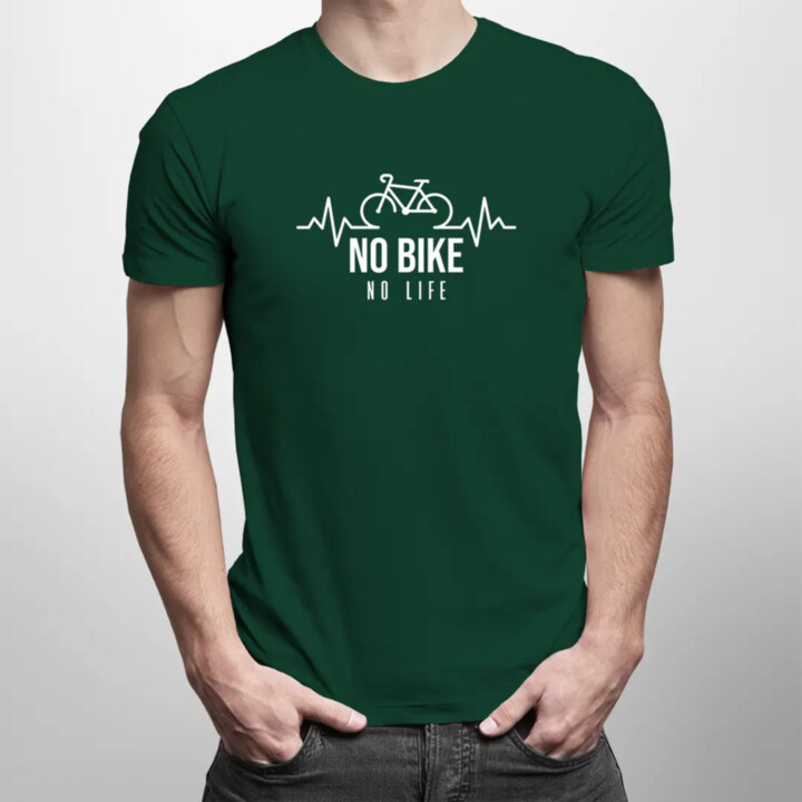 No bike no life - Pánske tričko s potlačou