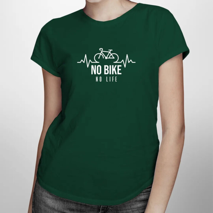 No bike no life - dámske tričko s potlačou