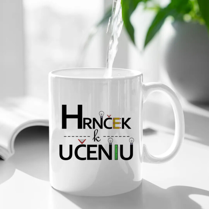 Hrnček k učeniu - keramický hrnček s potlačou