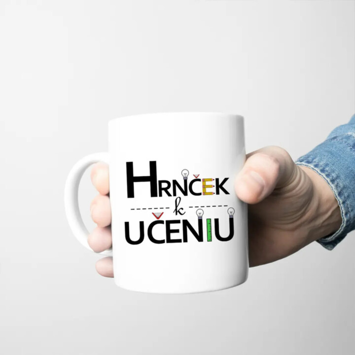 Hrnček k učeniu - keramický hrnček s potlačou