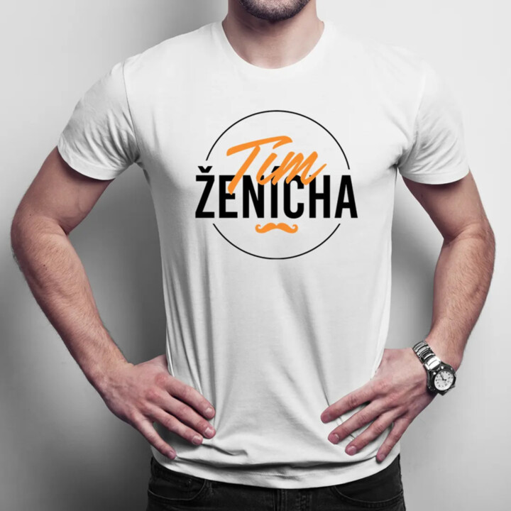 Tím ženícha - pánske tričko s potlačou