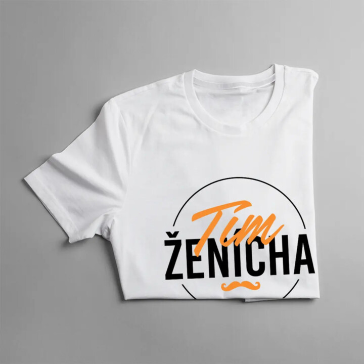 Tím ženícha - pánske tričko s potlačou
