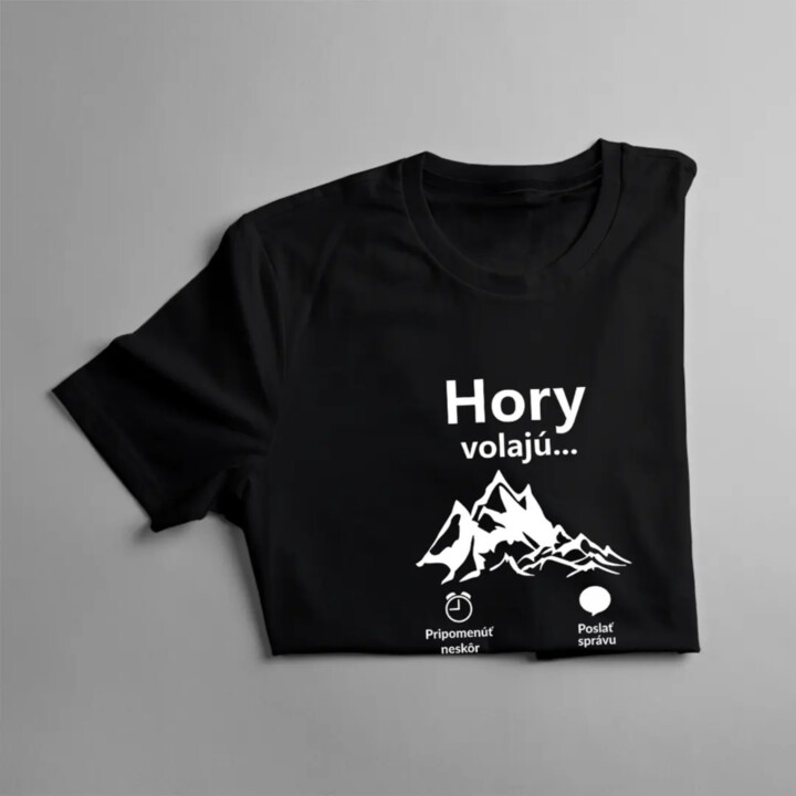 Hory volajú, musím ísť v2 - Pánske tričko s potlačou