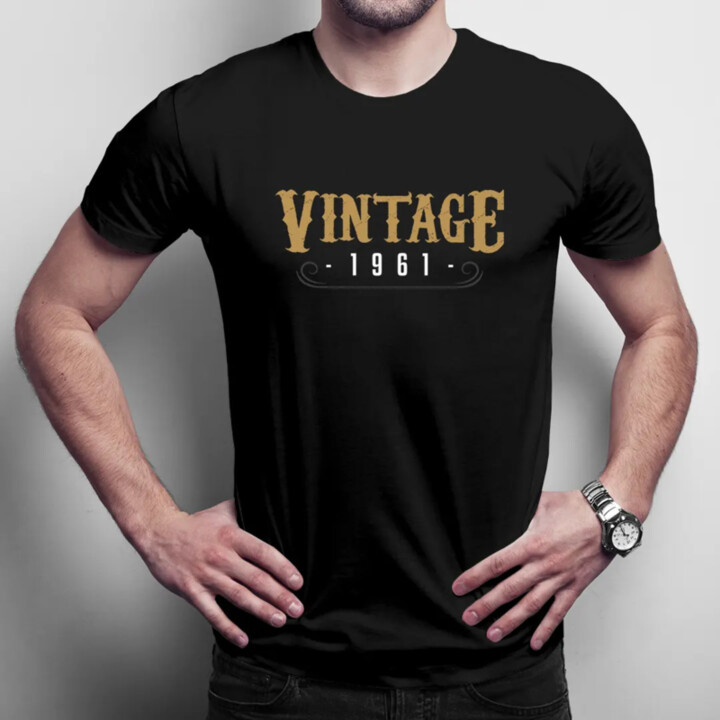 Vintage 1961 - pánske tričko s potlačou