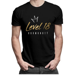 Odomknutý level 18 - pánske tričko s potlačou