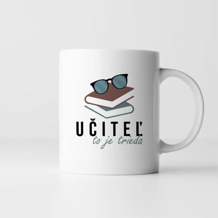 Učiteľ to je trieda - keramický hrnček s potlačou