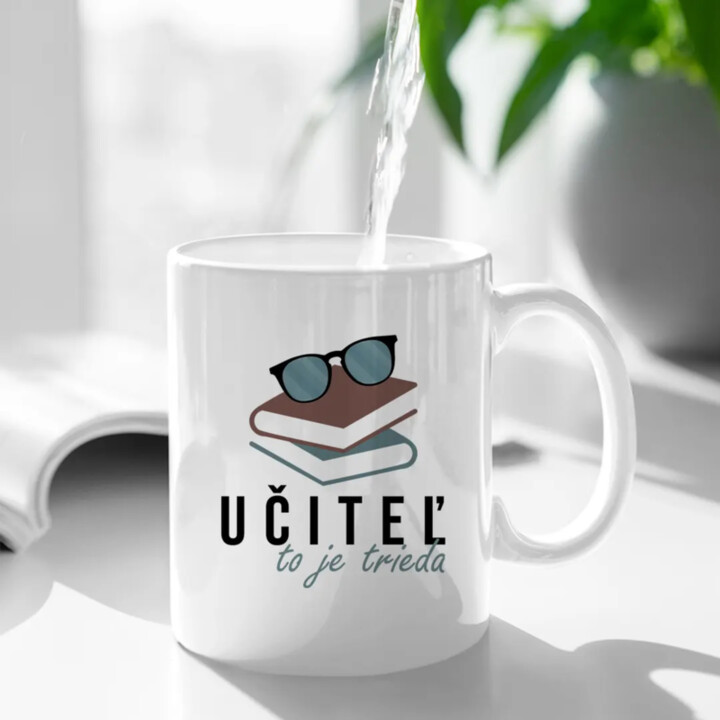 Učiteľ to je trieda - keramický hrnček s potlačou