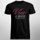 Víno je odpoveď na každú otázku - Pánske tričko s potlačou