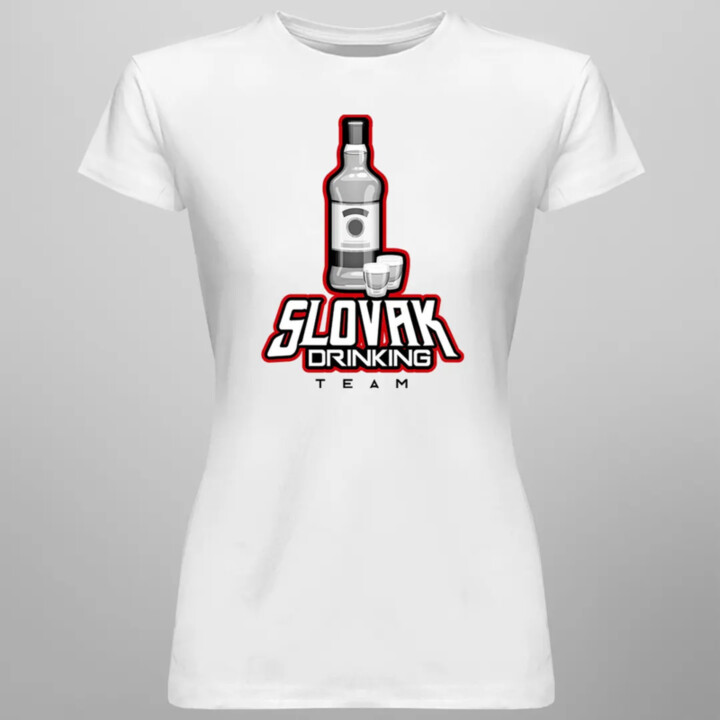 Slovak Drinking Team - dámske tričko s potlačou