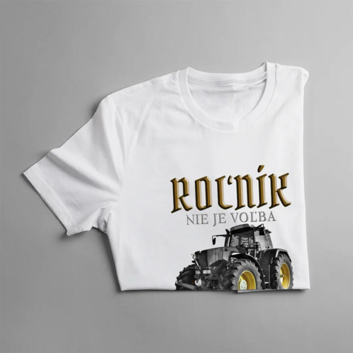 Roľník nie je voľba, je potrebné to mať v krvi - pánske tričko s potlačou