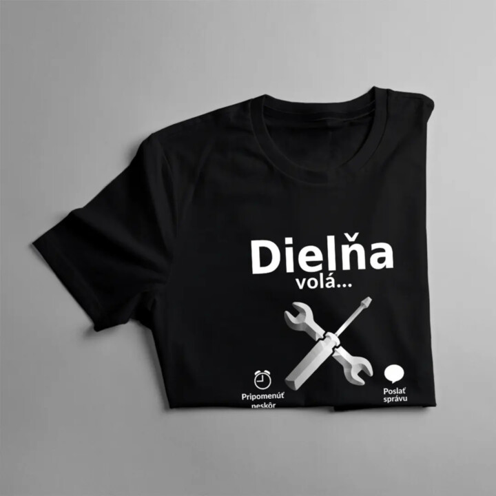 Dielňa volá - musím ísť v2 - Dámske tričko s potlačou