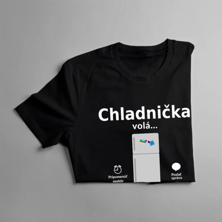Chladnička volá - musím ísť - Pánske tričko s potlačou