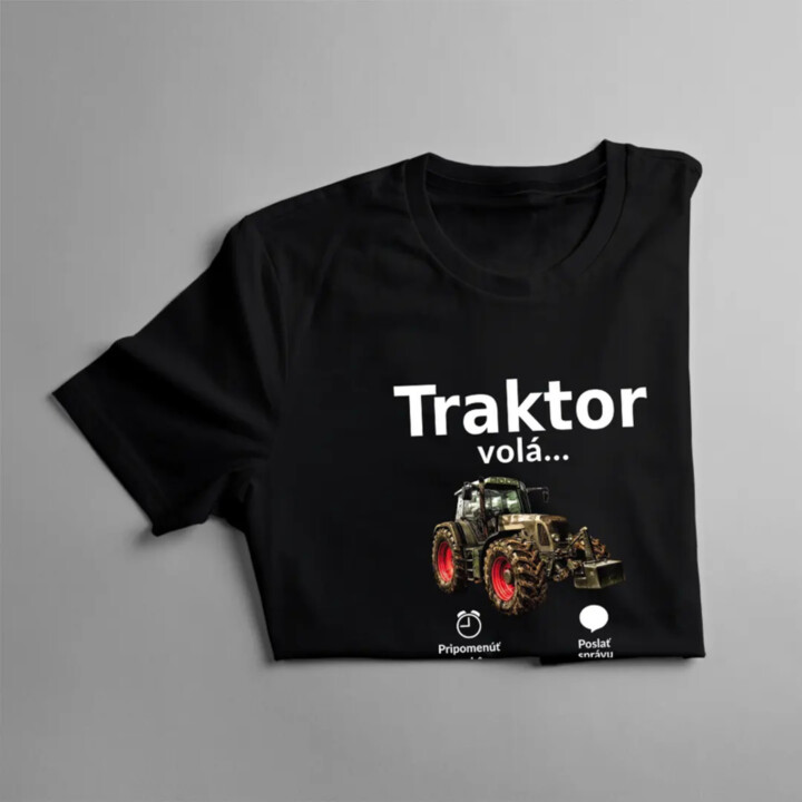Traktor volá - musím ísť - Dámske tričko s potlačou