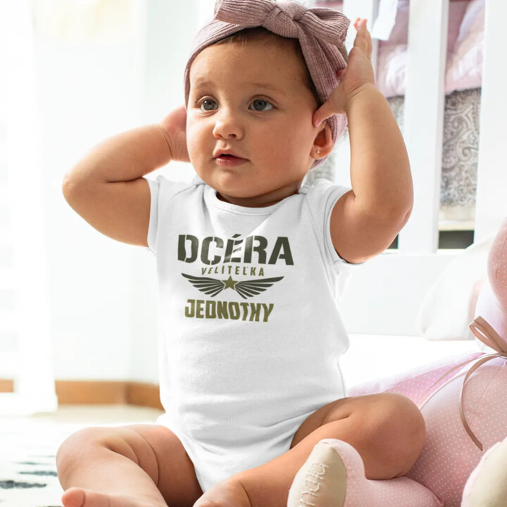 Dcéra veliteľka jednotky – body s potlačou