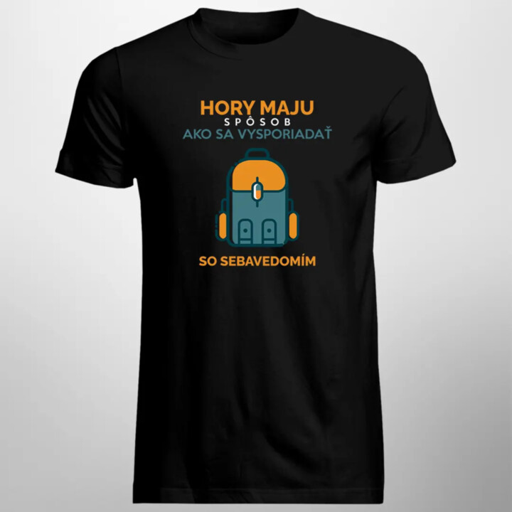 Hory majú spôsob - pánske tričko s potlačou