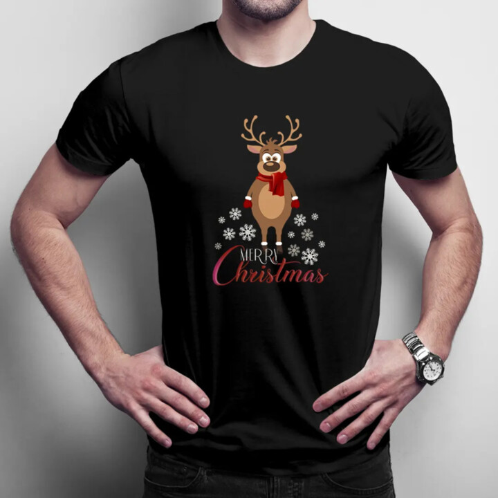 Merry Christmas - sob - pánske tričko s potlačou