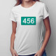 456 - dámske tričko s potlačou