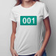 001 - dámske tričko s potlačou