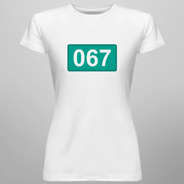 067 - dámske tričko s potlačou
