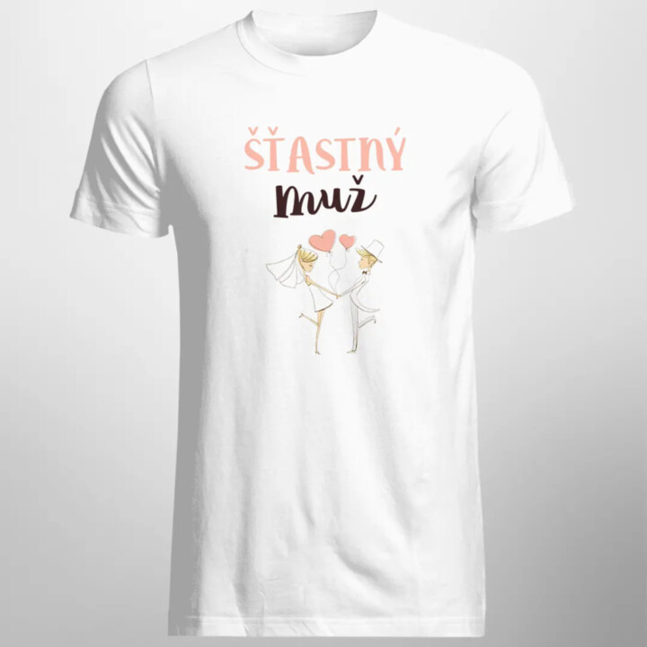 Šťastný muž - pánske tričko s potlačou