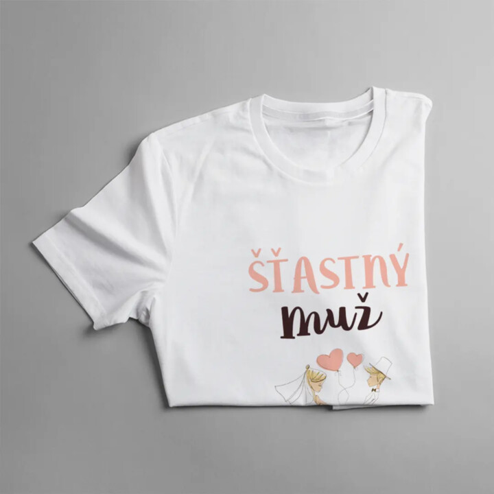 Šťastný muž - pánske tričko s potlačou