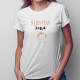 Šťastná žena - dámske tričko s potlačou