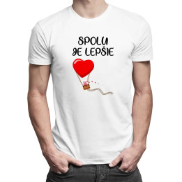 Spolu je lepšie - pánske tričko s potlačou