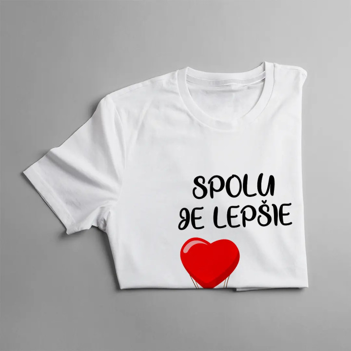 Spolu je lepšie - pánske tričko s potlačou