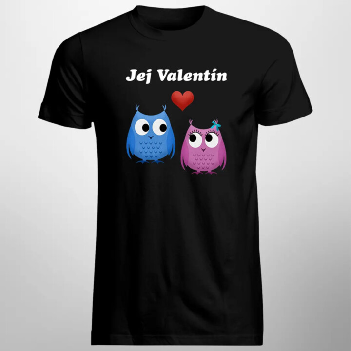 Jej Valentín - pánske tričko s potlačou
